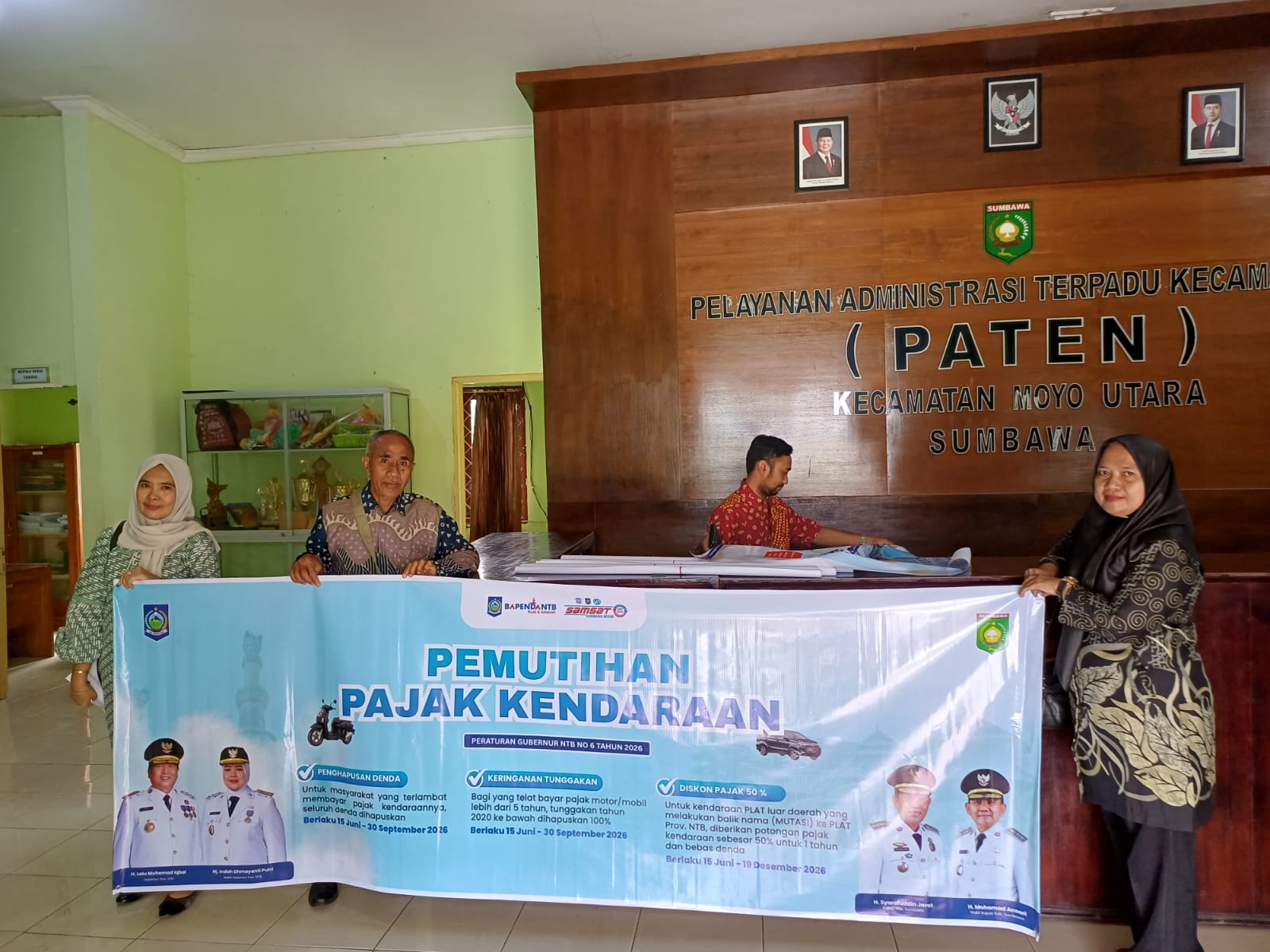 Sosialisasi Peraturan Gubernur di Kecamatan Moyo Utara, Moyo Hulu dan Moyo Hilir
